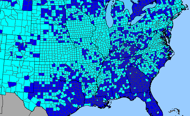 The range of Lactuca serriola